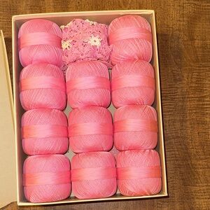 GEM Crochet Cotton Large Balls in Pink